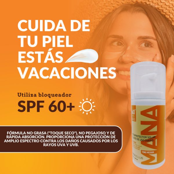Biobellus Fotoprotector Solar Facial Diario Con Tono Fps 60 - Image 2