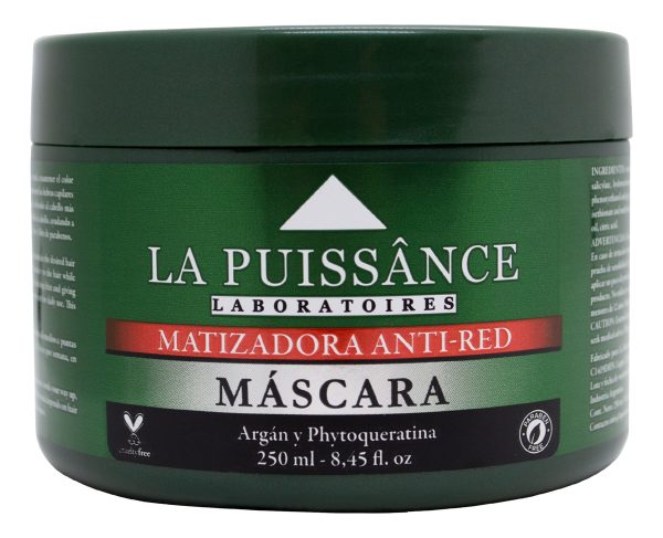 Máscara Matizadora Anti Red Con Argán La Puissance X 250 Ml