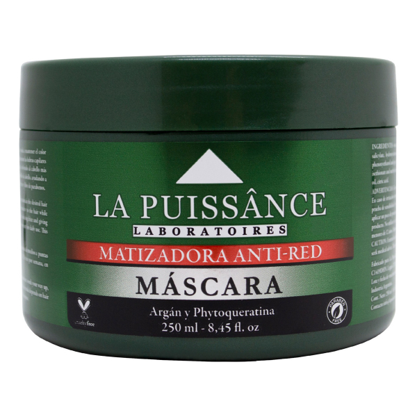 Máscara Matizadora Anti Red Con Argán La Puissance X 250 Ml