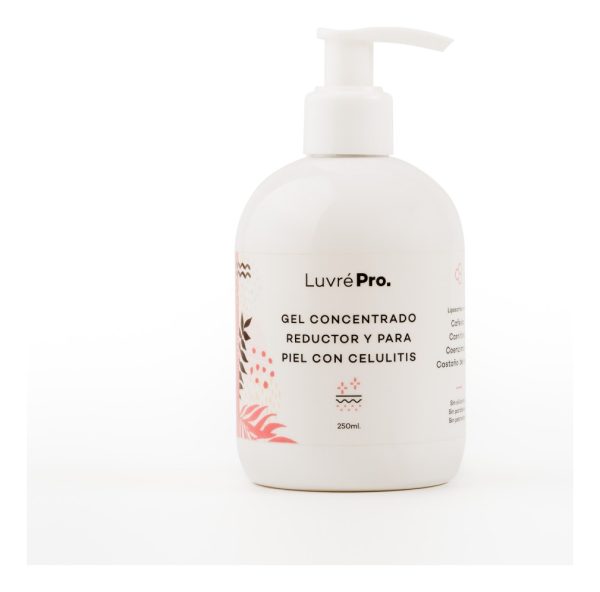 Gel Concentrado Reductor Y Anticelulítico 250ml Luvre Pro
