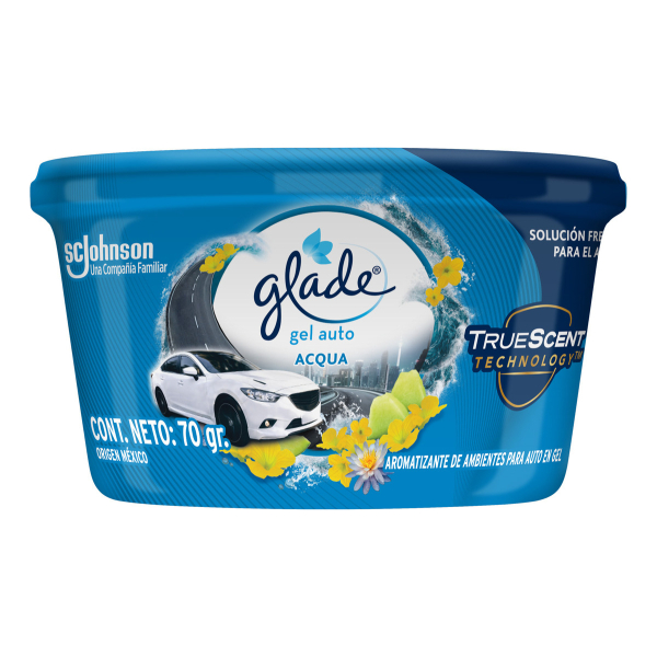 Aromatizante Glade Car Minigel Acqua X 70 G