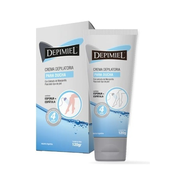 Crema Depilatoria Para Ducha Depimiel Con Manzanilla X 120 G - Image 3