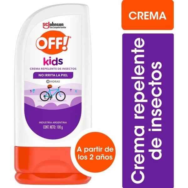 Off Kids Crema Repelente Insectos No Irrita Piel 100g 4 Hs - Image 2