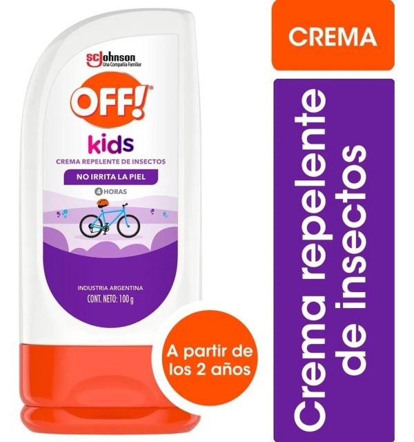 Off Kids Crema Repelente Insectos No Irrita Piel 100g 4 Hs - Image 2