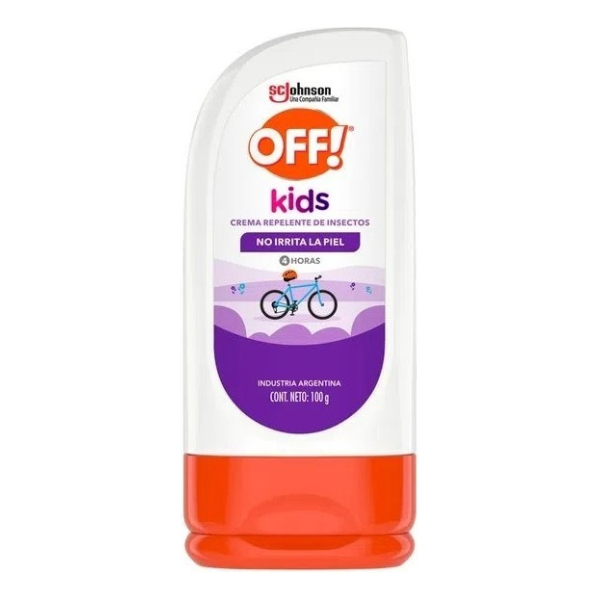 Off Kids Crema Repelente Insectos No Irrita Piel 100g 4 Hs