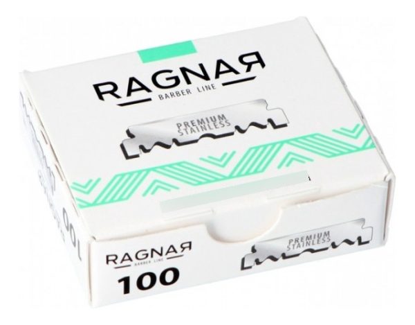 Ragnar Caja De Filos Hoja Navaja Afeitar Barberia X100 07164