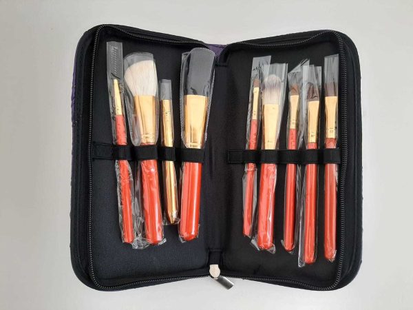 Set 9 Brochas Maquillaje Con Estuche - Image 4