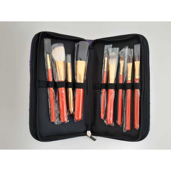 Set 9 Brochas Maquillaje Con Estuche - Image 4