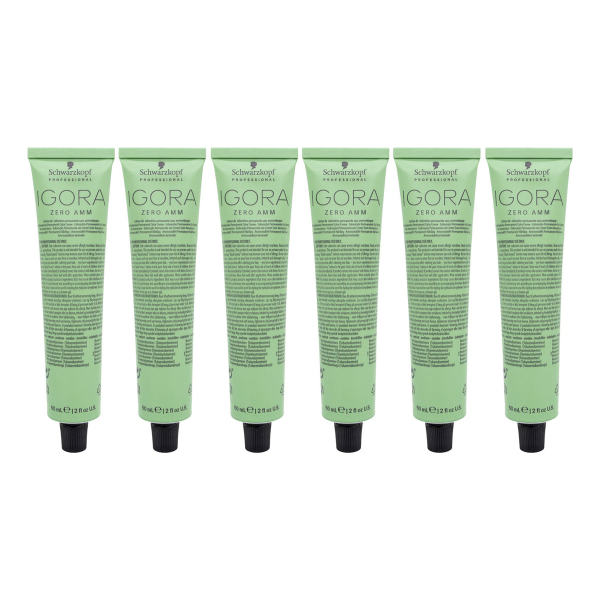 Schwarzkopf Igora Zero Amm X6 Tinturas Tono A Elección X60ml