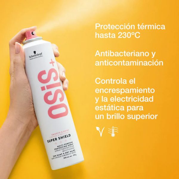 Schwartzkopf Osis + Super Shield Spray 300ml Protect Térmico - Image 2