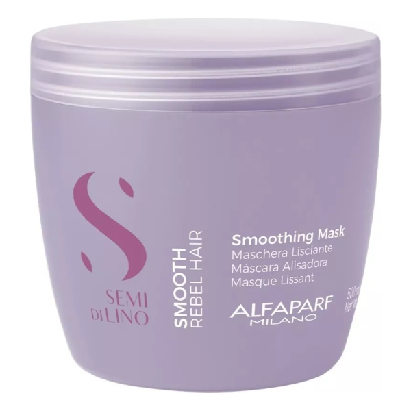 Mascara Anti-frizz Alfaparf Semi Di Lino Smoothing 500ml