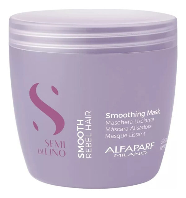 Mascara Anti-frizz Alfaparf Semi Di Lino Smoothing 500ml