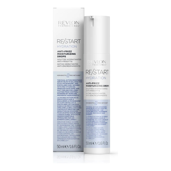 Revlon Restart Hydration Anti Frizz Drops X 50ml Hidratante - Image 3