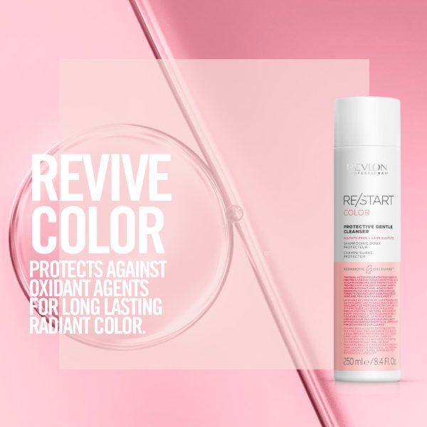 Revlon Restart Color Protective Gentle Cleanser Shampoo X250 - Image 2