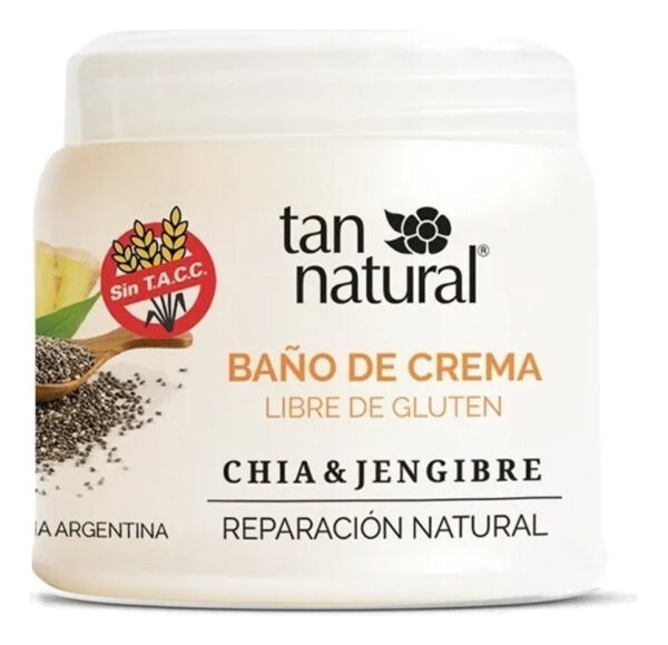 Baño De Crema Sin Tacc Chia Y Jengibre Tan Natural 250 Gr