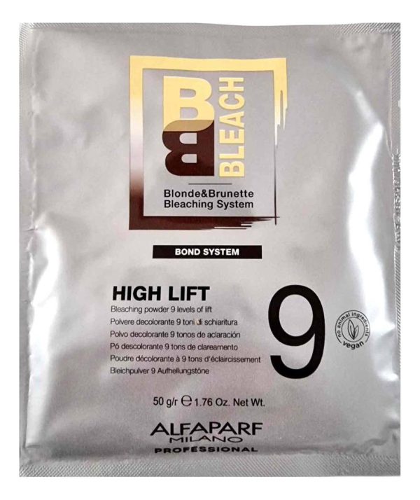 Polvo Decolorante High Lift Alfaparf 9 Tonos Bb Bleach 50gr