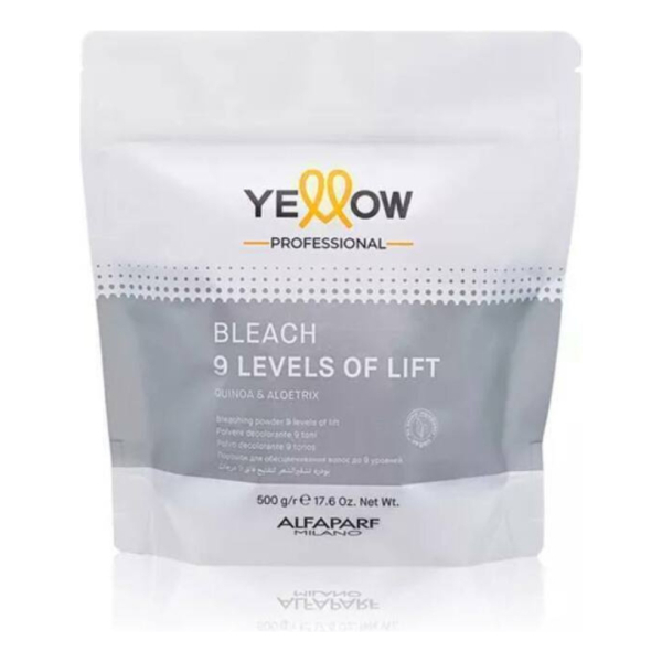 Polvo Decolorante Blanco Yellow By Alfaparf Aclara 9 Tonos