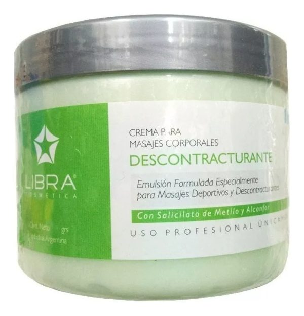 Crema Masajes Descontracturantes X 250grs Libra Cosmetica - Image 2