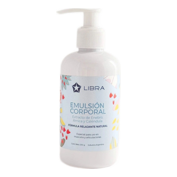 Emulsion Corporal Relajante Muscular Natural Libra 250g