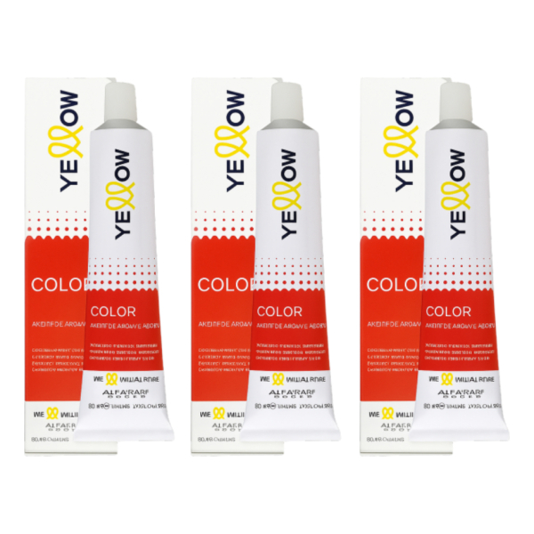 Pack X3 Tintura Permanente Yellow Alfaparf 60gr A Eleccion