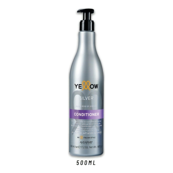 Yellow Acond Silver X 500 Ml Matizante Rubios Alfaparf