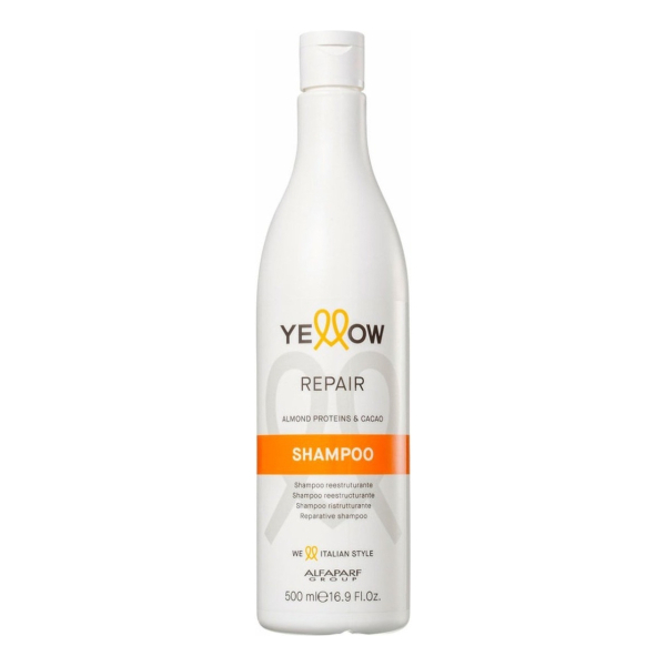 Alfaparf Yellow Repair Shampoo Proteína Almendra Cacao 500ml