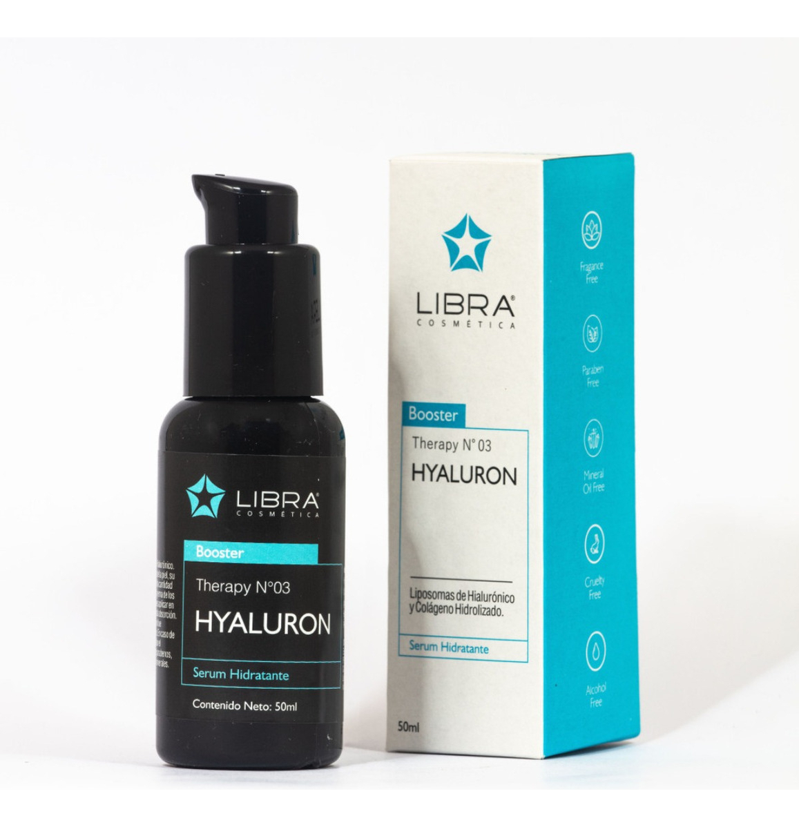 Serum Hialuronico Hidratante 10% Todo Tipo Piel 50ml Libra Momento De Aplicación Día Noche - Image 2