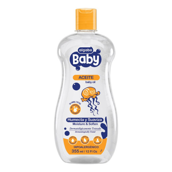 Aceite Para Bebés Algabo X 355ml - Humecta Y Suaviza - Image 2