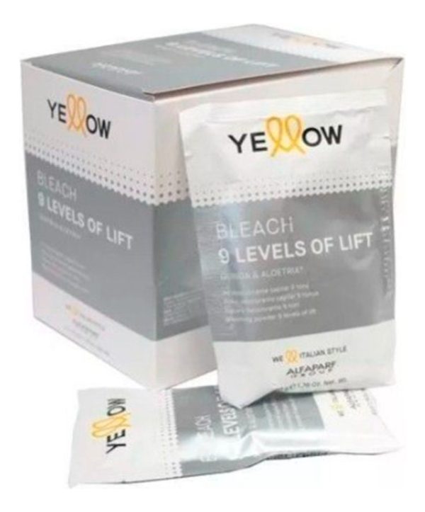 Decolorante Yellow Alfaparf 9 Tonos Quinoa Y Aleotrix 12ux50