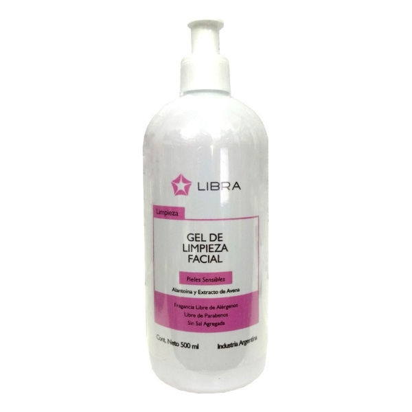 Libra Gel Limpieza Facial Piel Sensible 500 Ml Alatoína