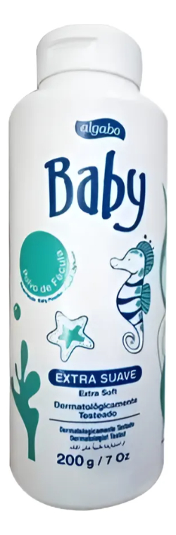 Polvo De Fécula Para Bebés Algabo X 200 Grs Bebés Suaves