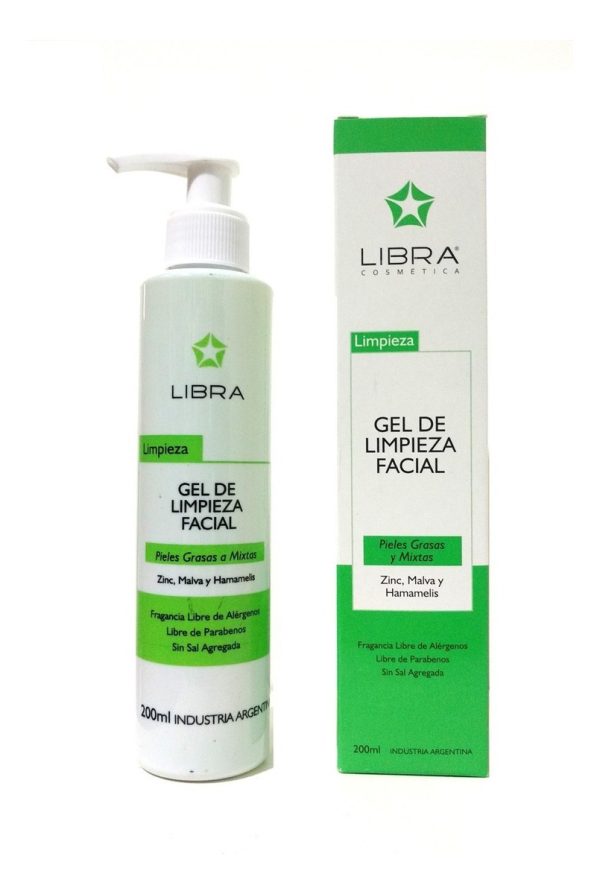 Libra Gel Limpieza Facial Piel Mixta Zinc Hamamelis 200 Ml - Image 2