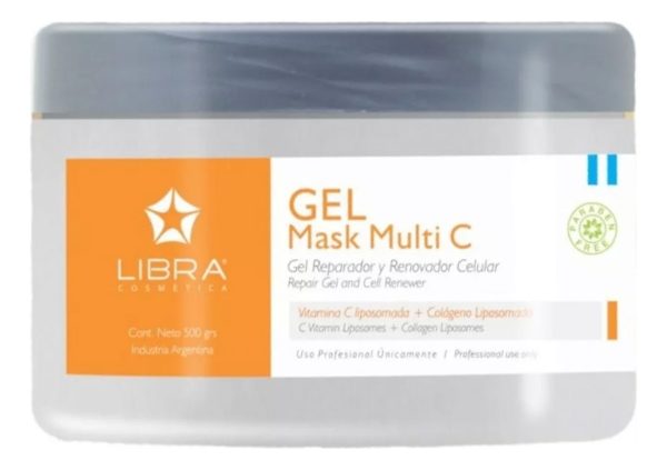 Gel Mask Multi C X 490 Grs Libra Mascara Facial - Image 2