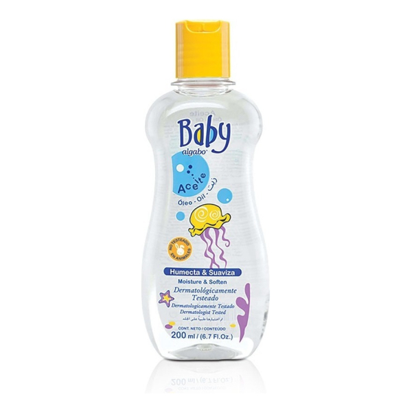 Baby Aceite X 200ml Algabo Humectante Suavidad Bebés - Image 2