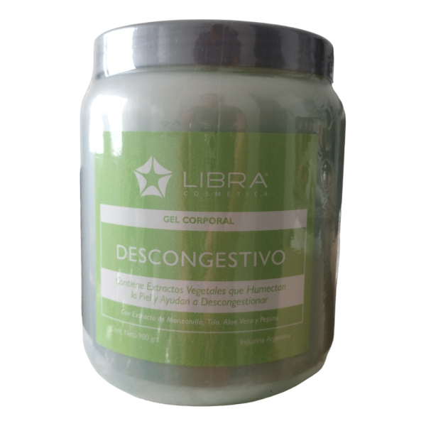 Gel Descongestivo 980 G Libra Cosmetica