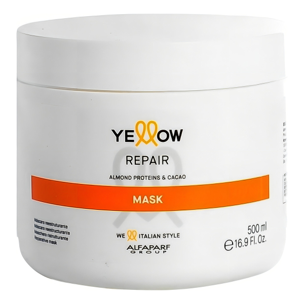 Mascarilla Yellow Repair Alfaparf 500ml Almendra Y Cacao