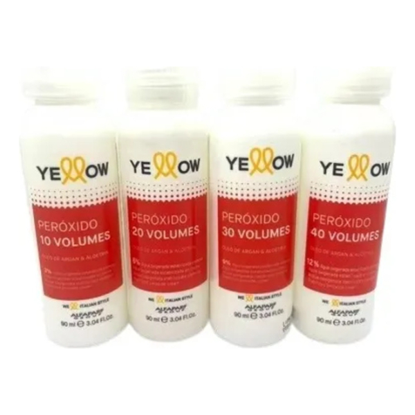Agua Oxigenada Yellow Crema Oxidante Alfaparf Volúmenes