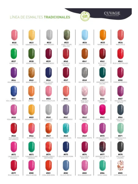 Kit Esmaltes De Uñas Tradicional X 8 Pro Keratine Cuvage - Image 4