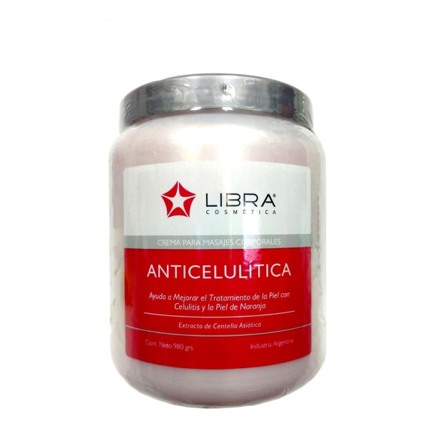 Crema Masajes Anti Celulitis X 980gr Centella Asiatica Libra