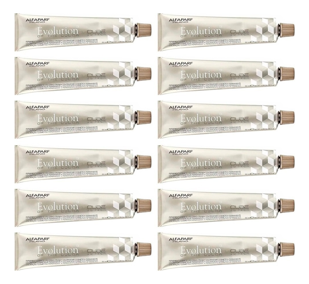 12 Tinturas Alfaparf Evolution Coloracion A Eleccion 60 Gr
