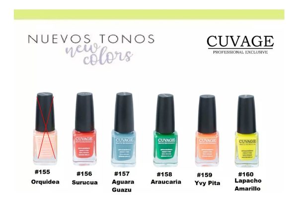 Cuvage X18 Esmaltes Tradicionales Apto Vegano Pro Keratina - Image 2