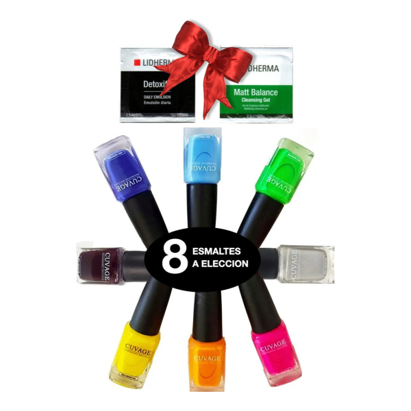 Kit Esmaltes De Uñas Tradicional X 8 Pro Keratine Cuvage