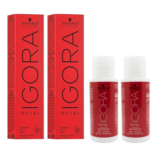 Kit X2 Tintura + Oxidante Igora Royal Coloracion Schwarzkopf - Image 9