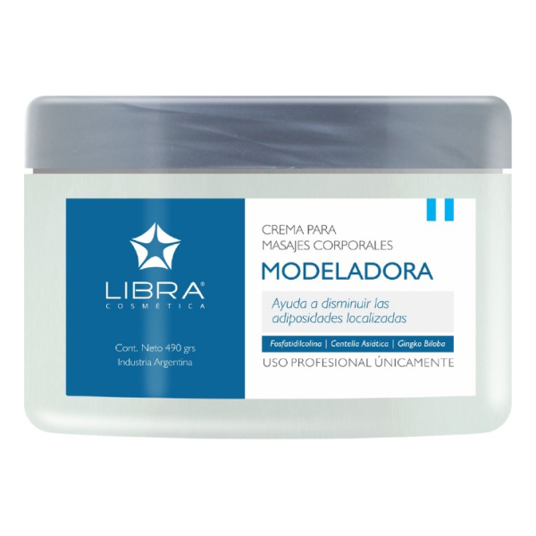 Crema Masajes Modeladora X 490 Grs Libra Cosmetica