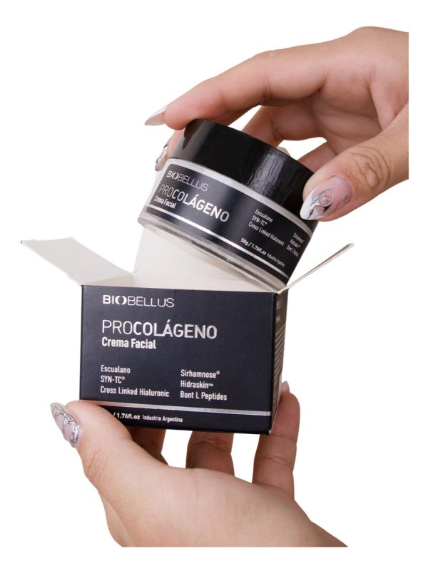 Crema Facial Procolágeno Firmeza Hidratación 50g Biobellus