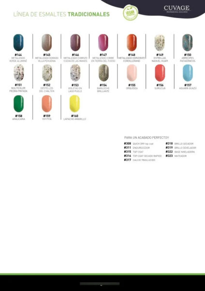 Kit Esmaltes De Uñas Tradicional X 8 Pro Keratine Cuvage - Image 6