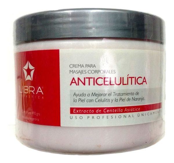Crema Masajes Anti Celulitis X490 Gr Centella Asiatica Libra - Image 2