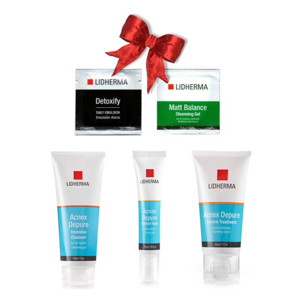 Kit Lidherma Rutina Completa Piel Con Acne Acnex Depure