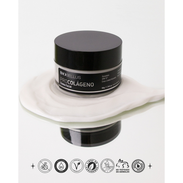 Crema Facial Procolágeno Firmeza Hidratación 50g Biobellus - Image 3