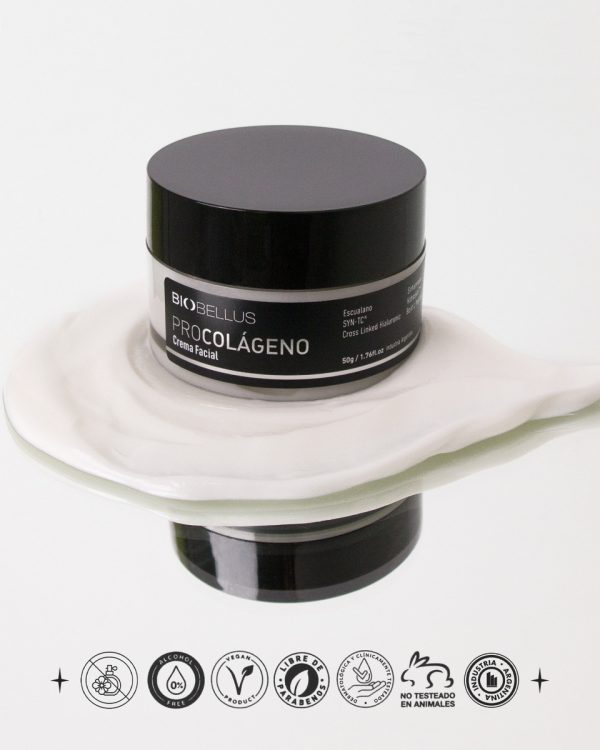 Crema Facial Procolágeno Firmeza Hidratación 50g Biobellus - Image 3